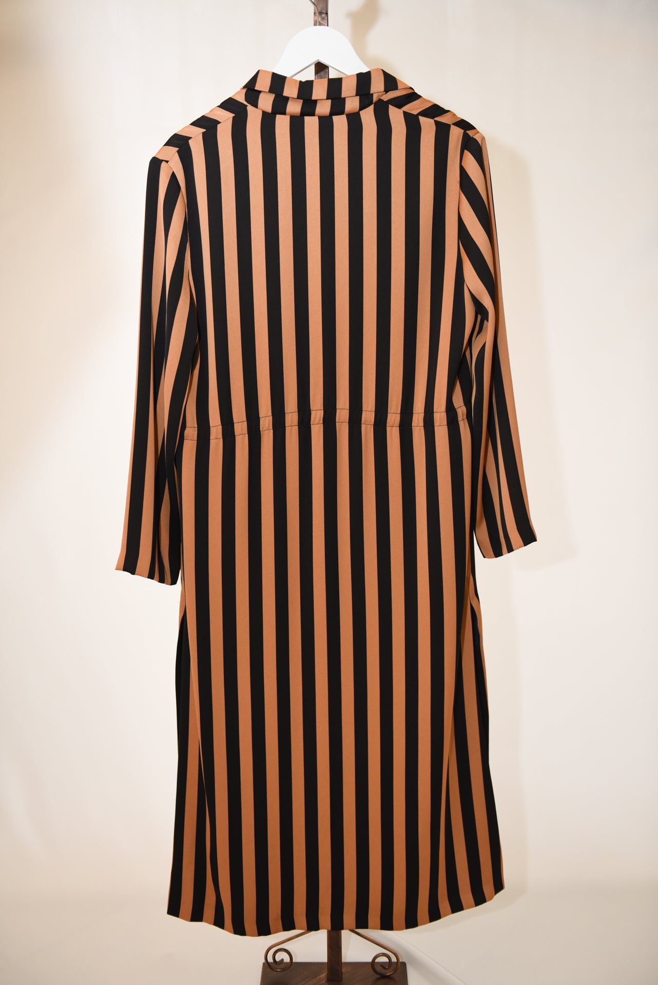 Topshop Striped Tie Shirt Dress