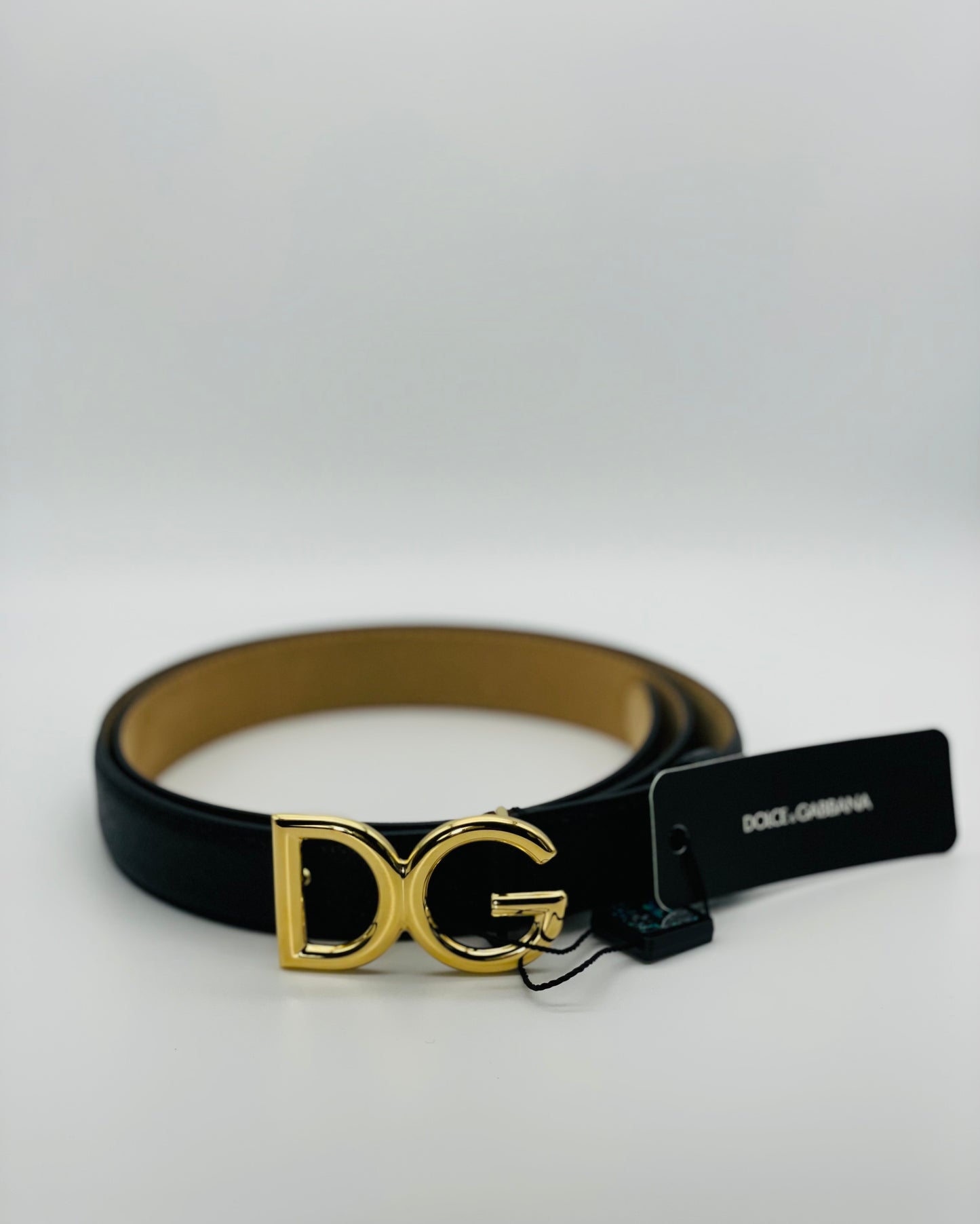 DOLCE & GABBANA DG logo buckle belt