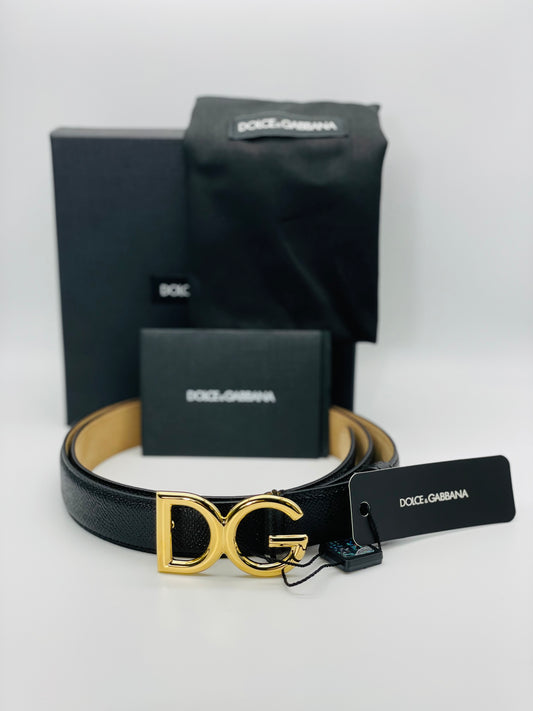 DOLCE & GABBANA DG logo buckle belt