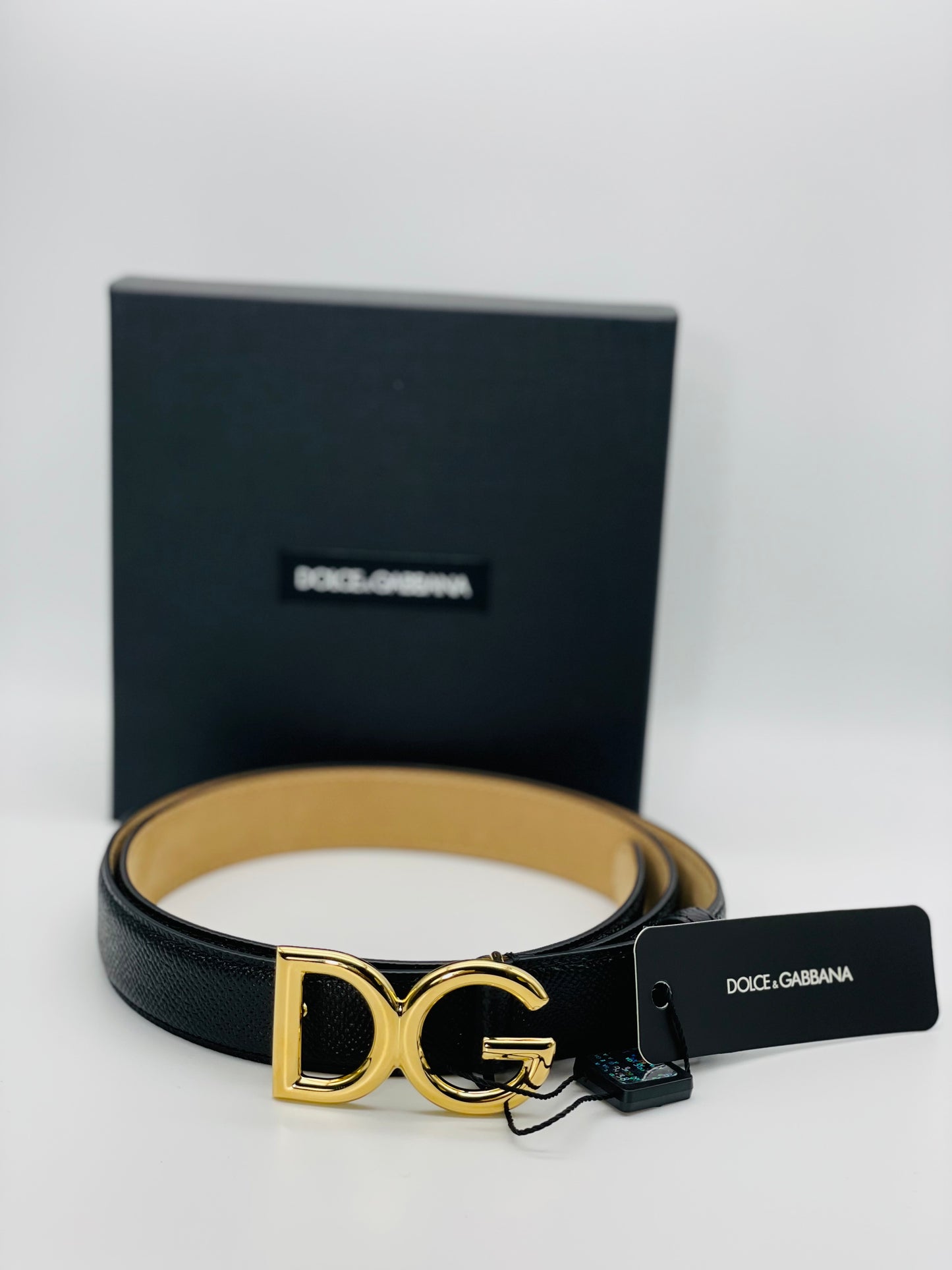 DOLCE & GABBANA DG logo buckle belt