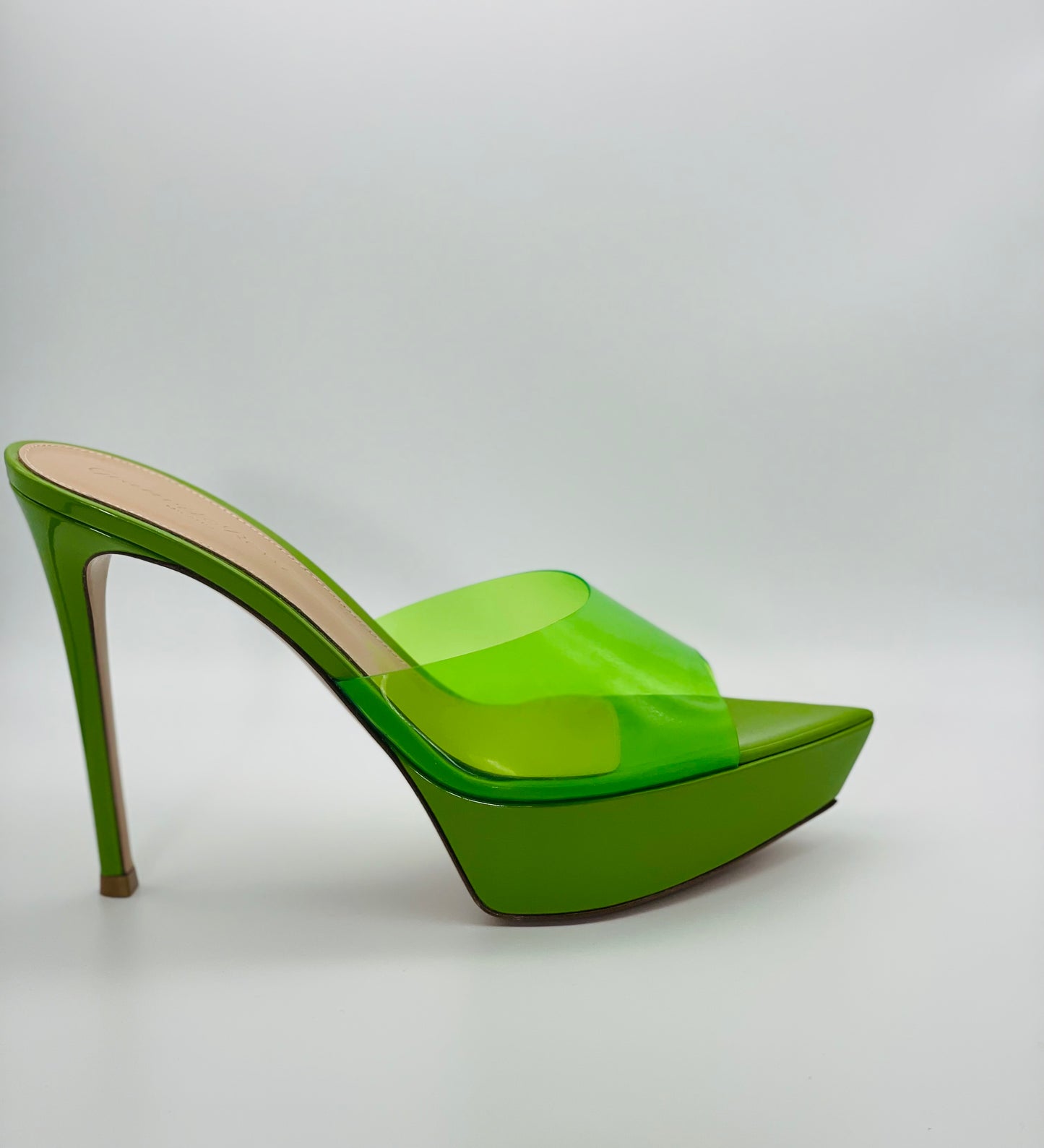 Gianvito Rossi 85mm Betty Nappa Pvc Stiletto