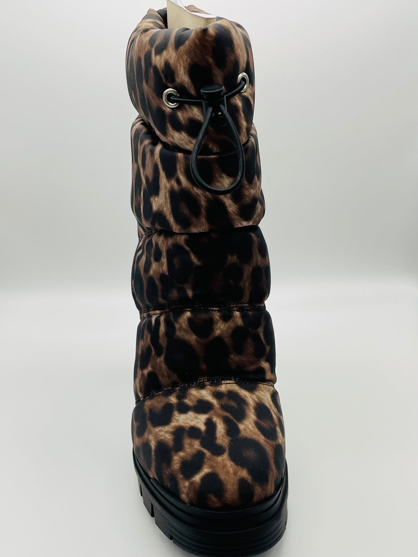 Guess Gwjara Leopard-Print Quilted Booties