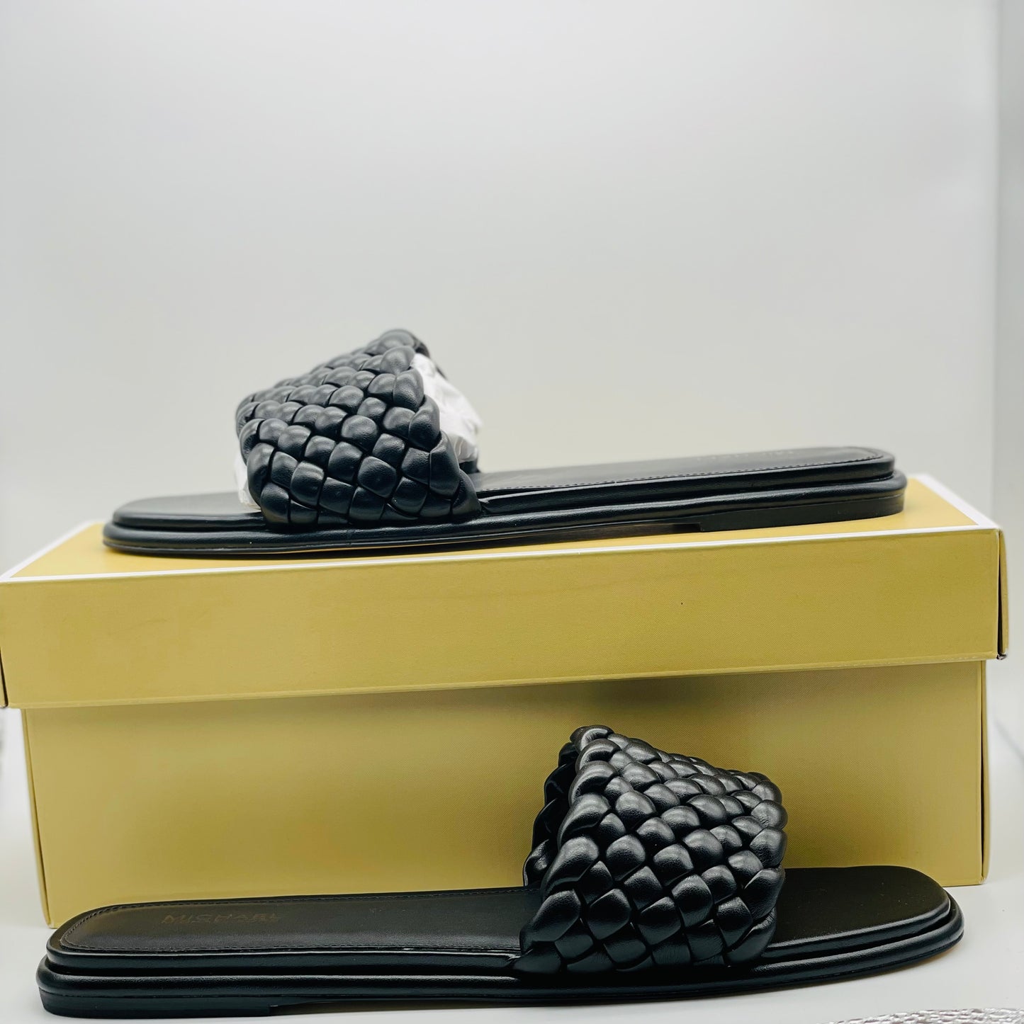 AMELIA BRAIDED SLIDE SANDAL