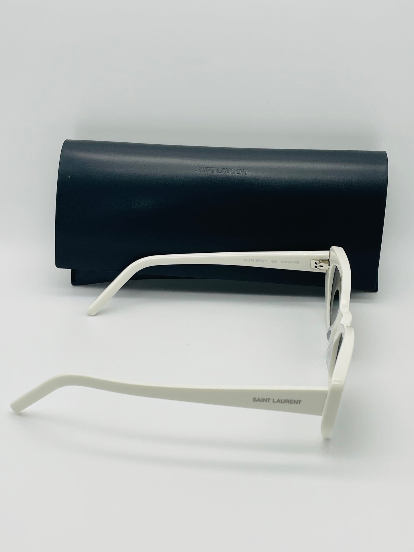 Yves Saint Laurent Betty Ivory Gray Sunglasses