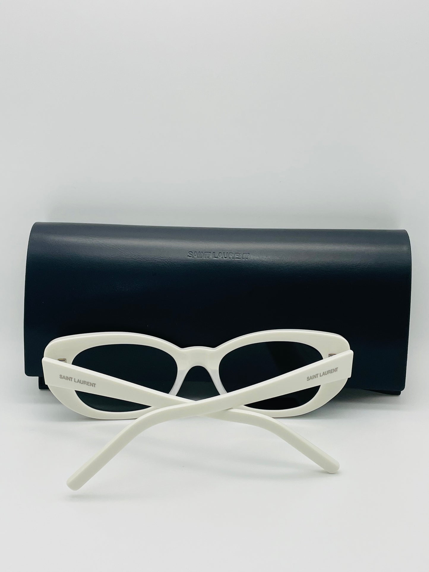 Yves Saint Laurent Betty Ivory Gray Sunglasses