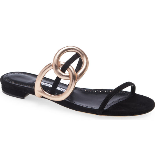 MANOLO BLAHNIK Piedad Slide Sandal