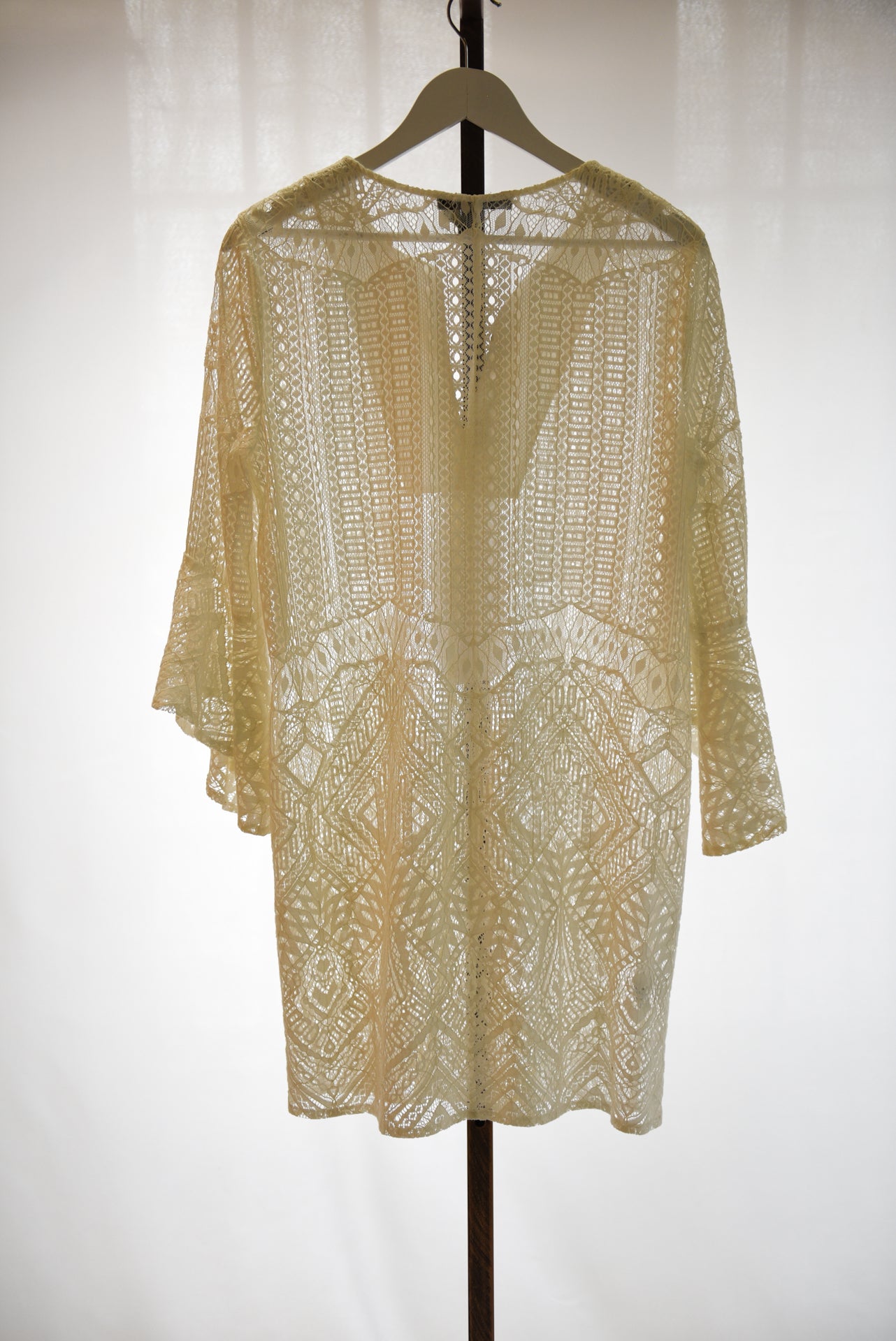 BCBGMAXAZRIA White Coverup Dress