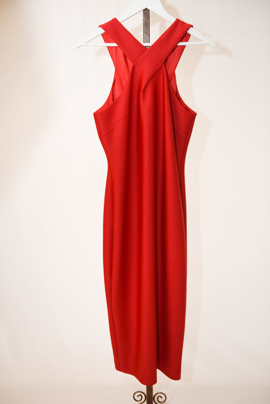 Ted Baker Red Crossover Dress