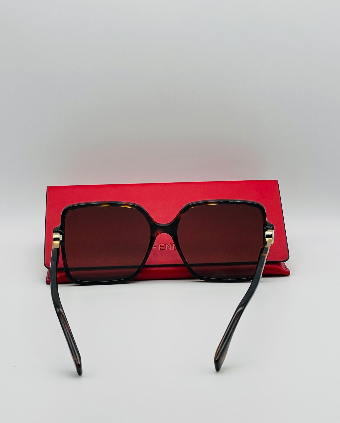 Fendi 58mm Gradient Square Sunglasses