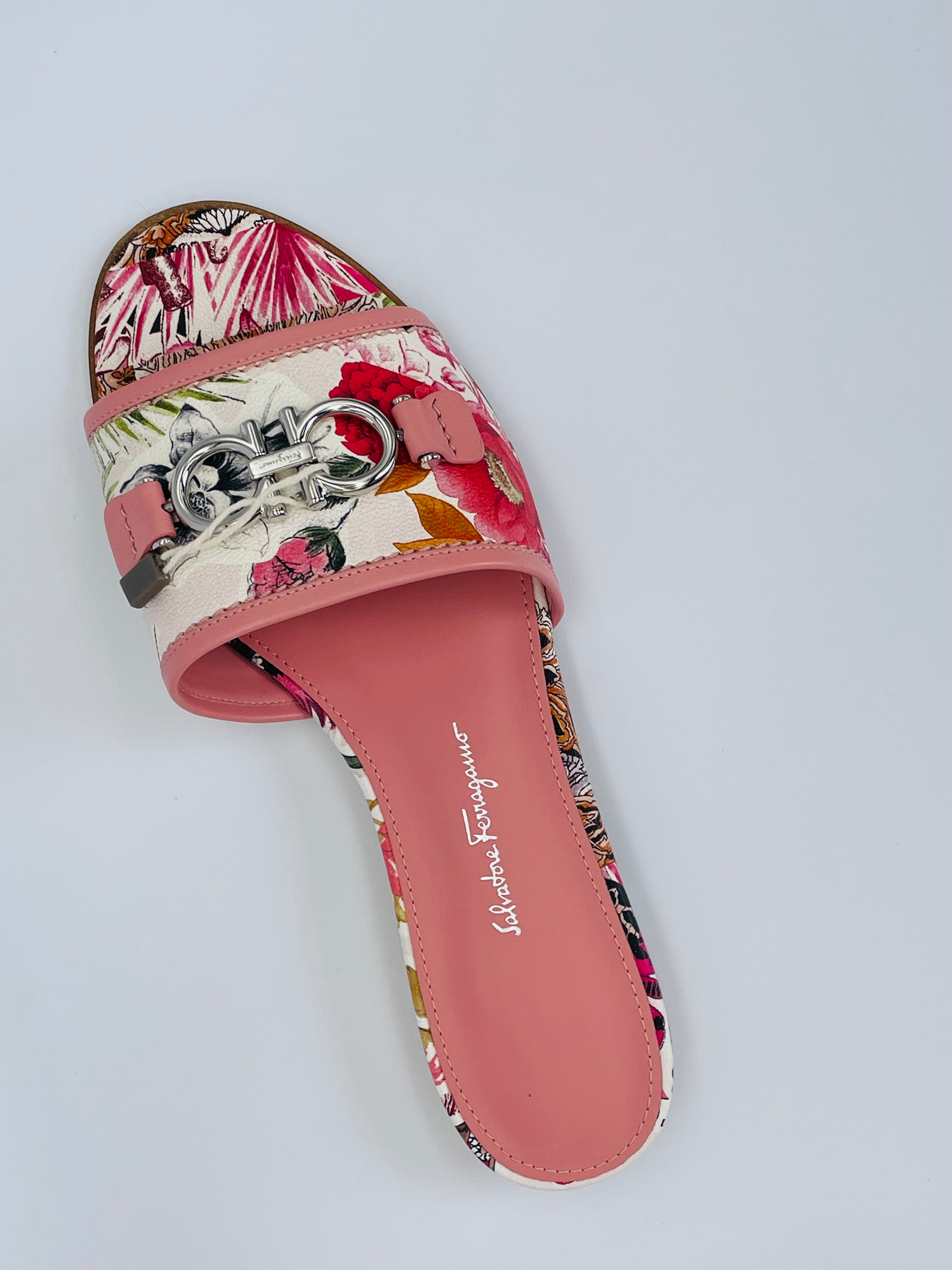 Ferragamo floral clearance slides