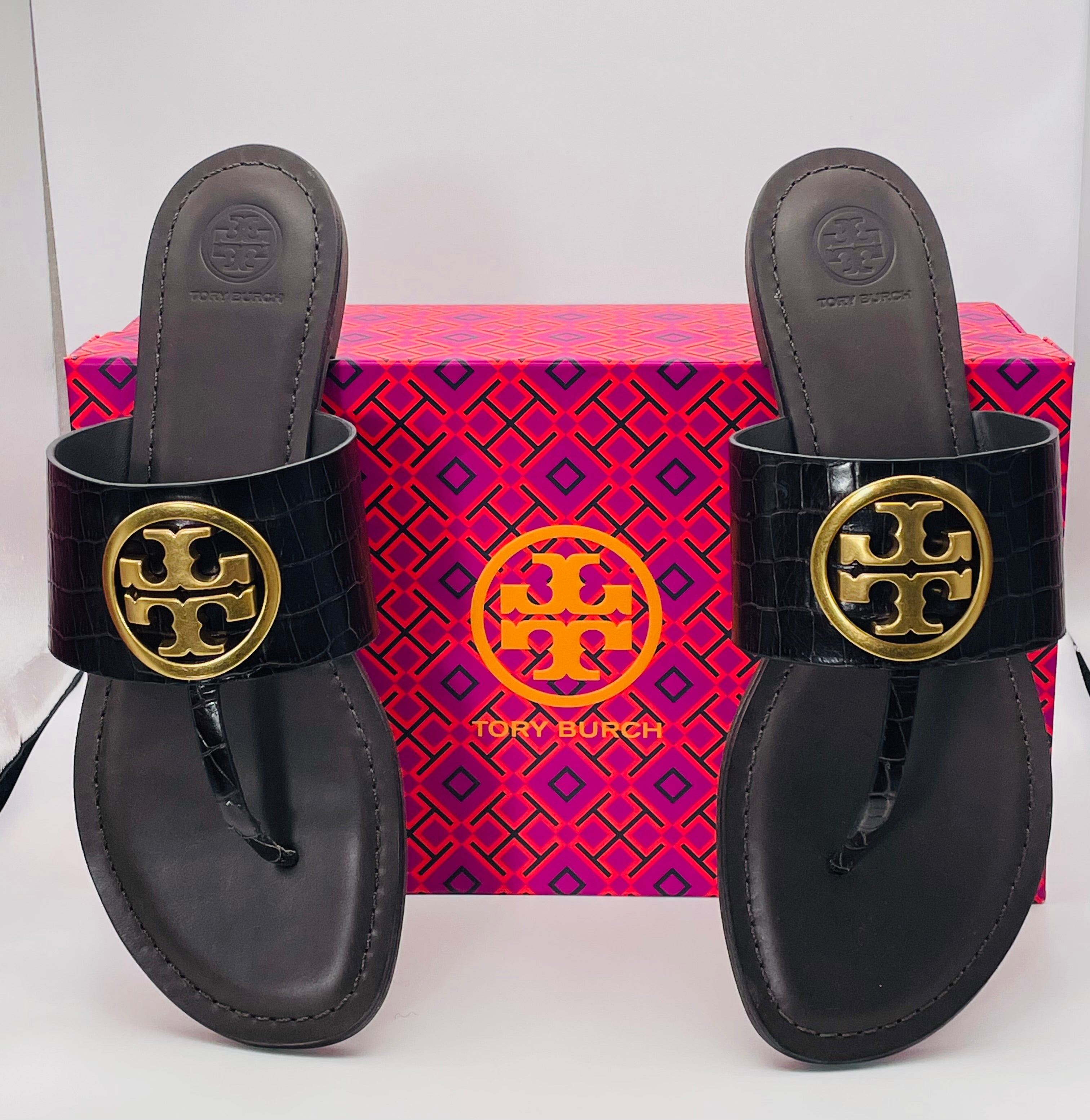 NWT Tory Burch Benton 2 Flat buy Thong Sandal