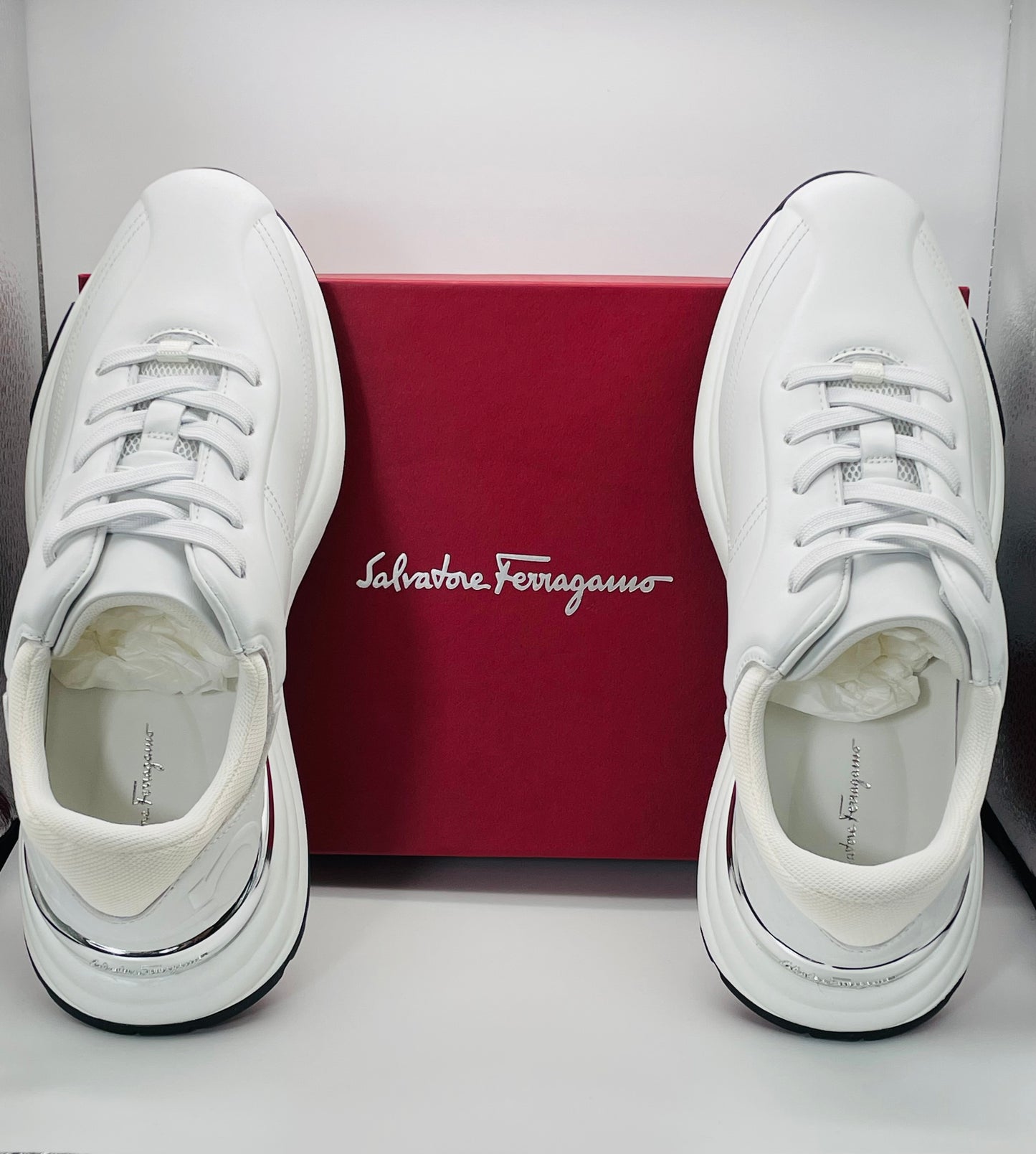 Salvatore Ferragamo Brooklyn Leather Sneakers