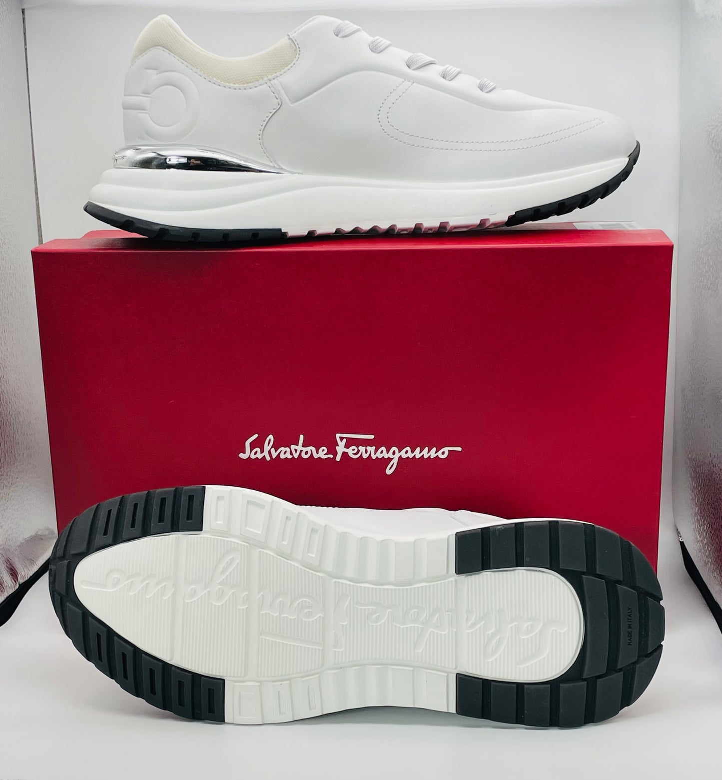 Salvatore Ferragamo Brooklyn Leather Sneakers