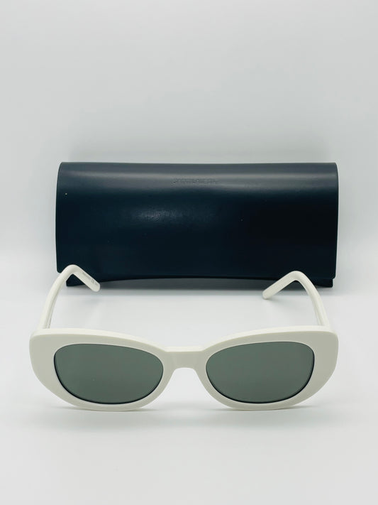Yves Saint Laurent Betty Ivory Gray Sunglasses